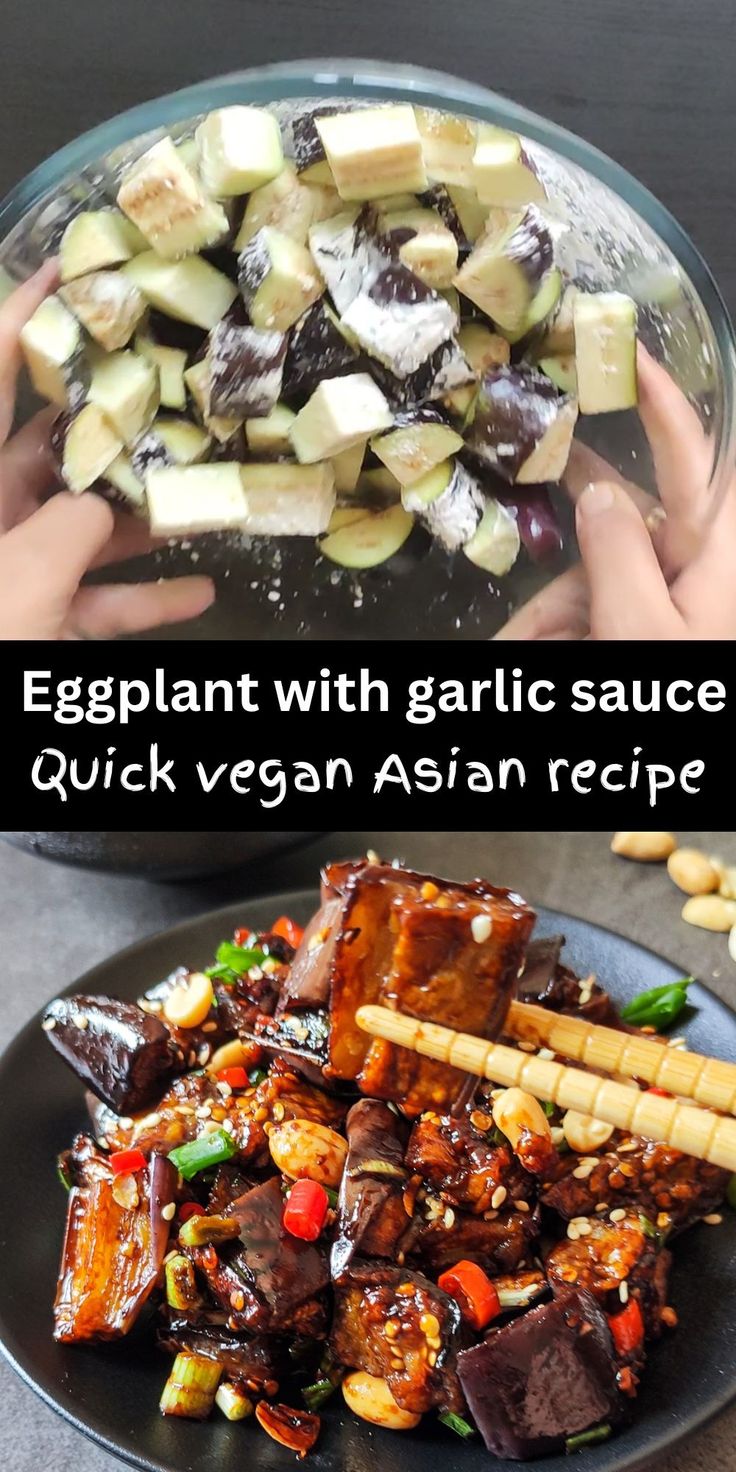 Quick Vegan Chinese Eggplant: Crispy Stovetop or 20-Min Steamed